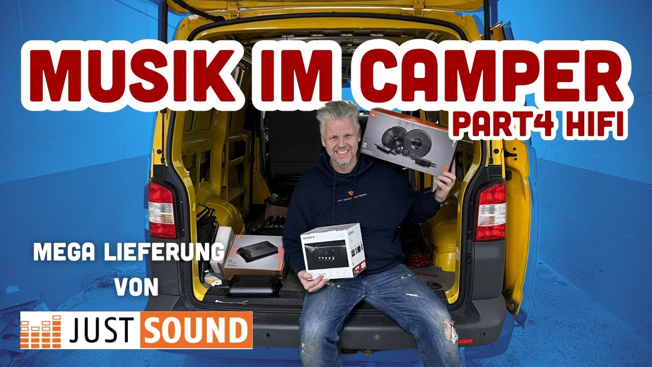 Im DHL T5 Camper bekommt man Musik auf die Ohren!
