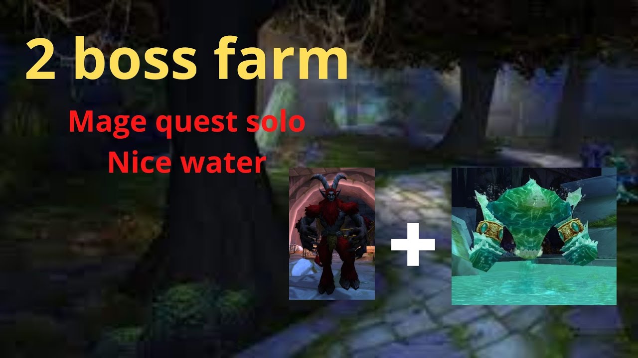 DM 2 boss farm solo | Mage Water Quest | Everlook WoW