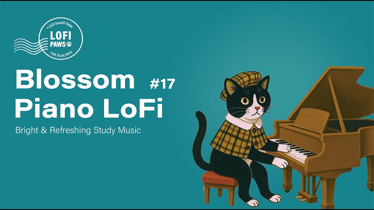 Blossom Piano LoFi 🌼 Bright & Refreshing Study Music | 2 Hours #17