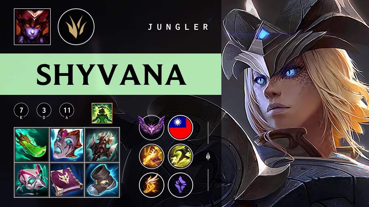 Shyvana Jungle vs Lee Sin - TW Master Patch 26.02