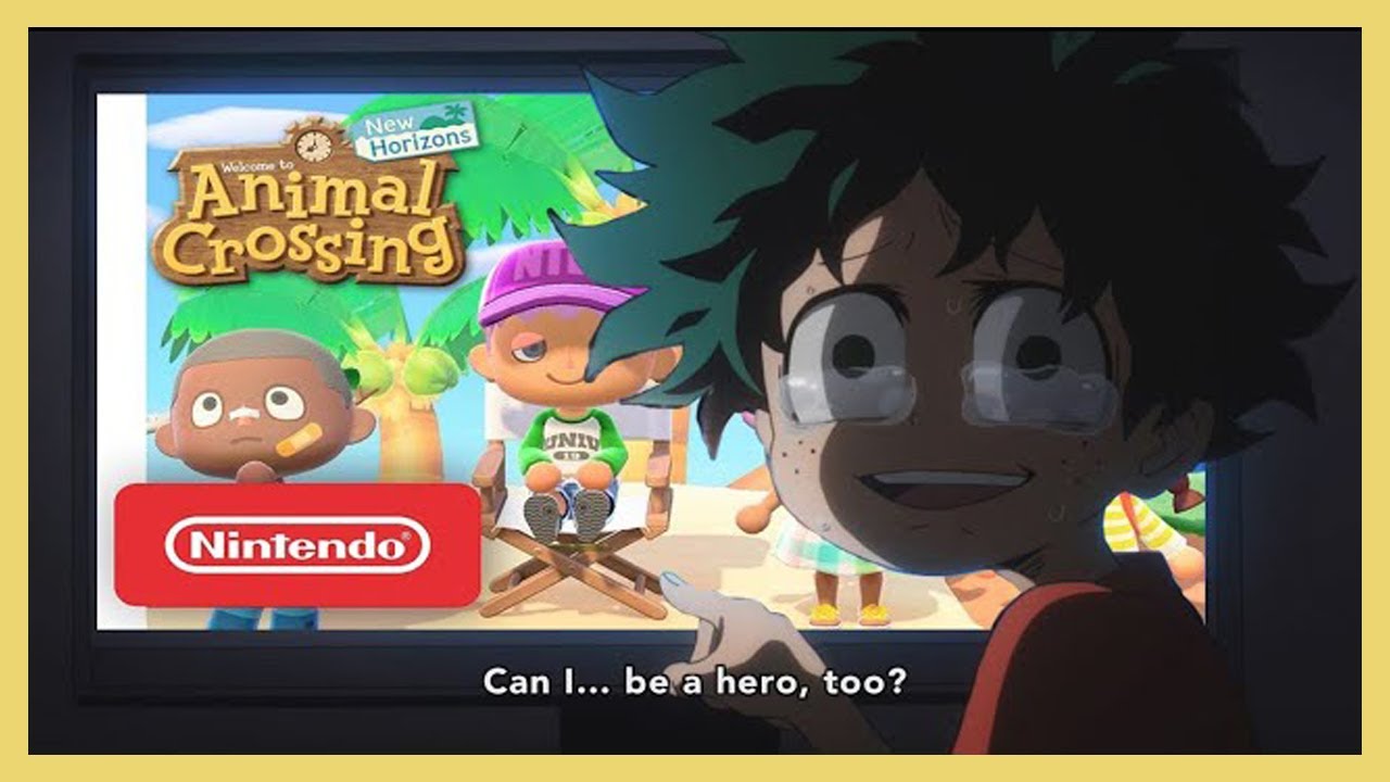 Animal Crossing New Horizons Reaction feat. Young Midoriya Deku from My Hero Academia (fake subs)