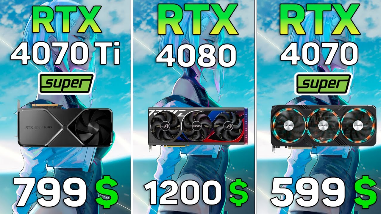 RTX 4070 Ti SUPER vs RTX 4080 vs RTX 4070 SUPER - 10 Games Test
