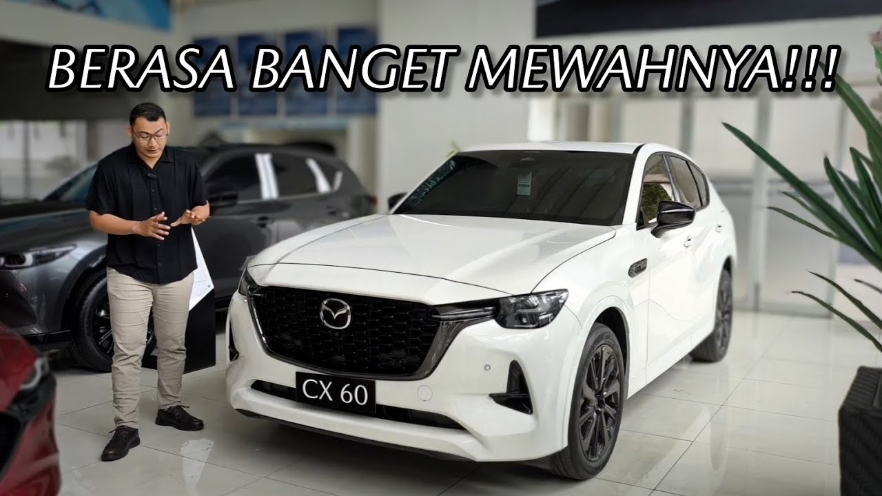 NAIK KELAS!!! MOBIL MEWAH DARI MAZDA!!! NEW MAZDA CX-60 KURO RHODIUM WHITE!!!