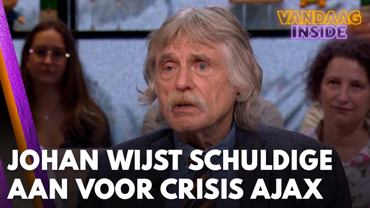 Johan Derksen wijst verantwoordelijke aan voor situatie bij Ajax: 'Het is in principe zijn schuld'