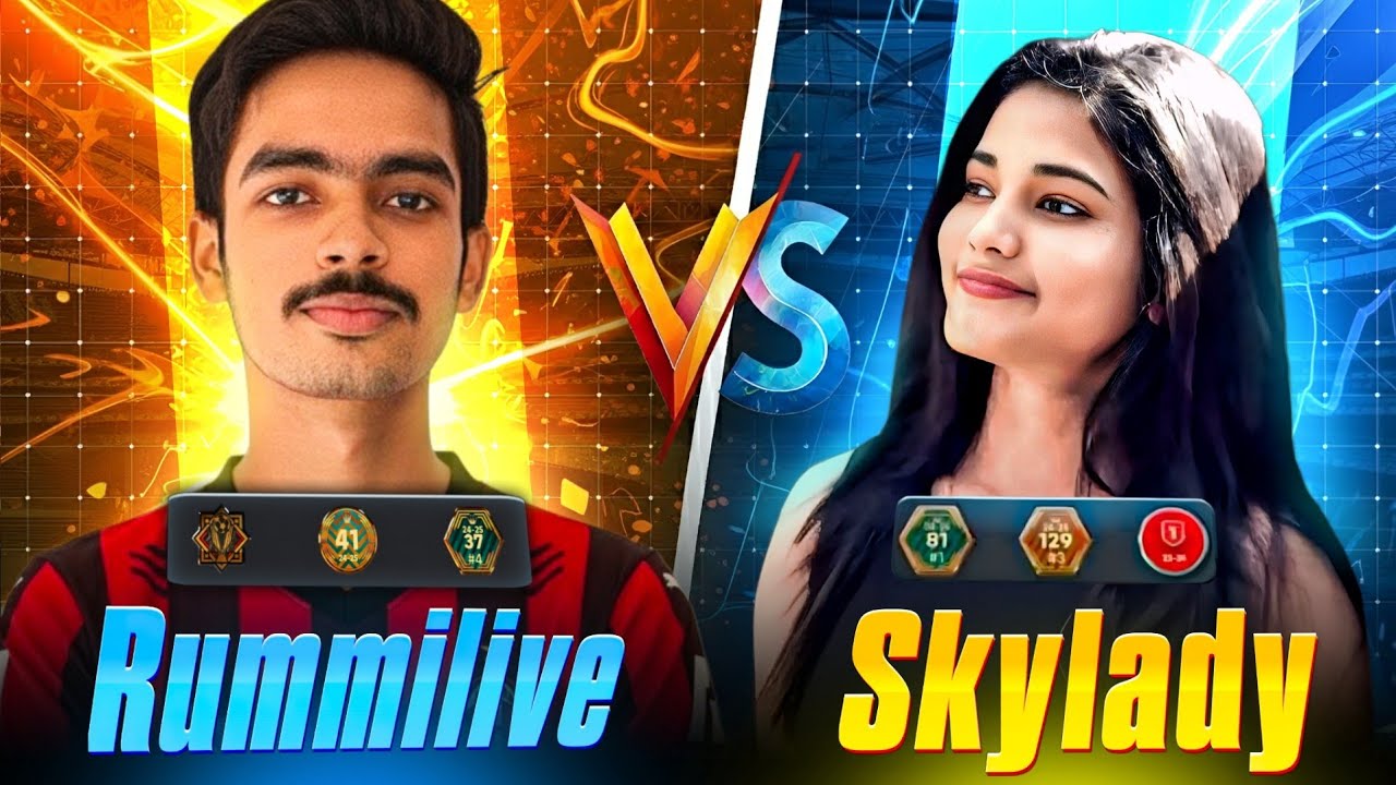 RUMMI LIVE VS SKY LADY ( WORLD RANK 41 VS 129 ♨️🔥) / EFOOTBALL MATCH VS RANK 129 OPPONENT 🥶