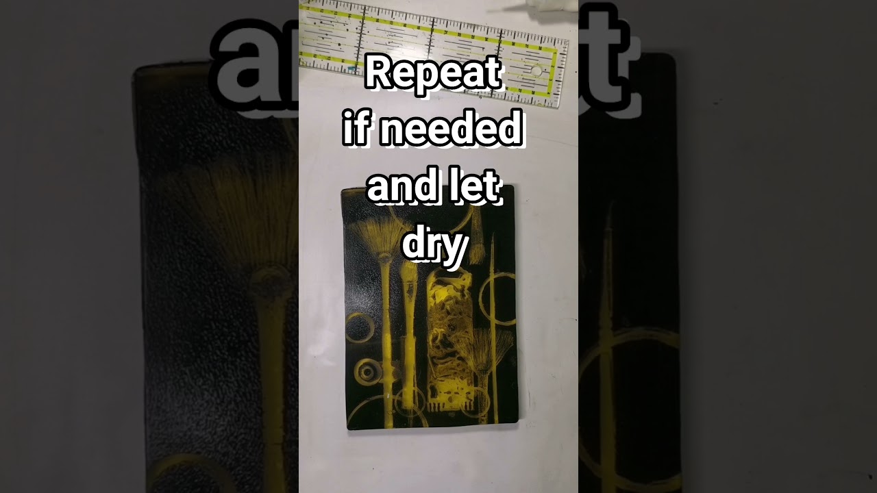 Gel press Print A Long day 17 : Art & Craft supplies as texture #gelpressprintalong2021