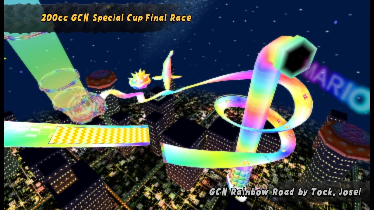 ** Mario Kart Wii Deluxe X **  ALL GCN Tracks (200cc)