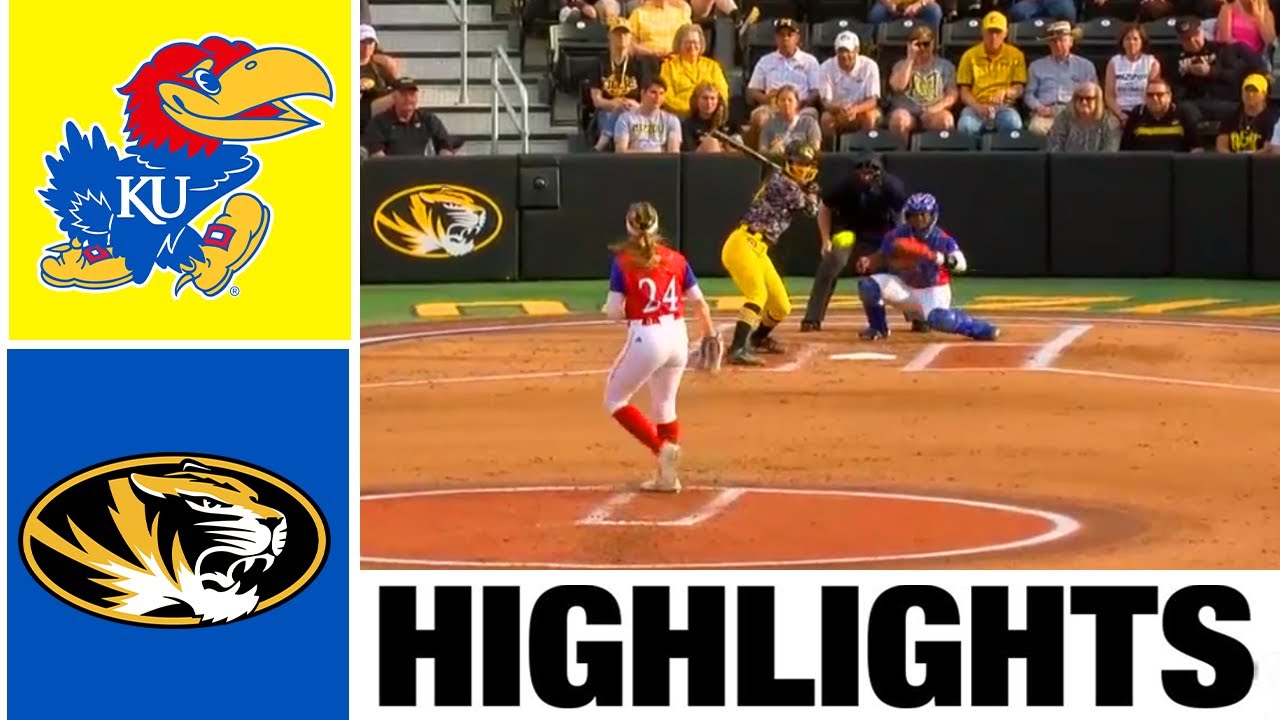 Kansas vs Missouri Highlights | NCAA Softball Highlights | 2023 College Softball