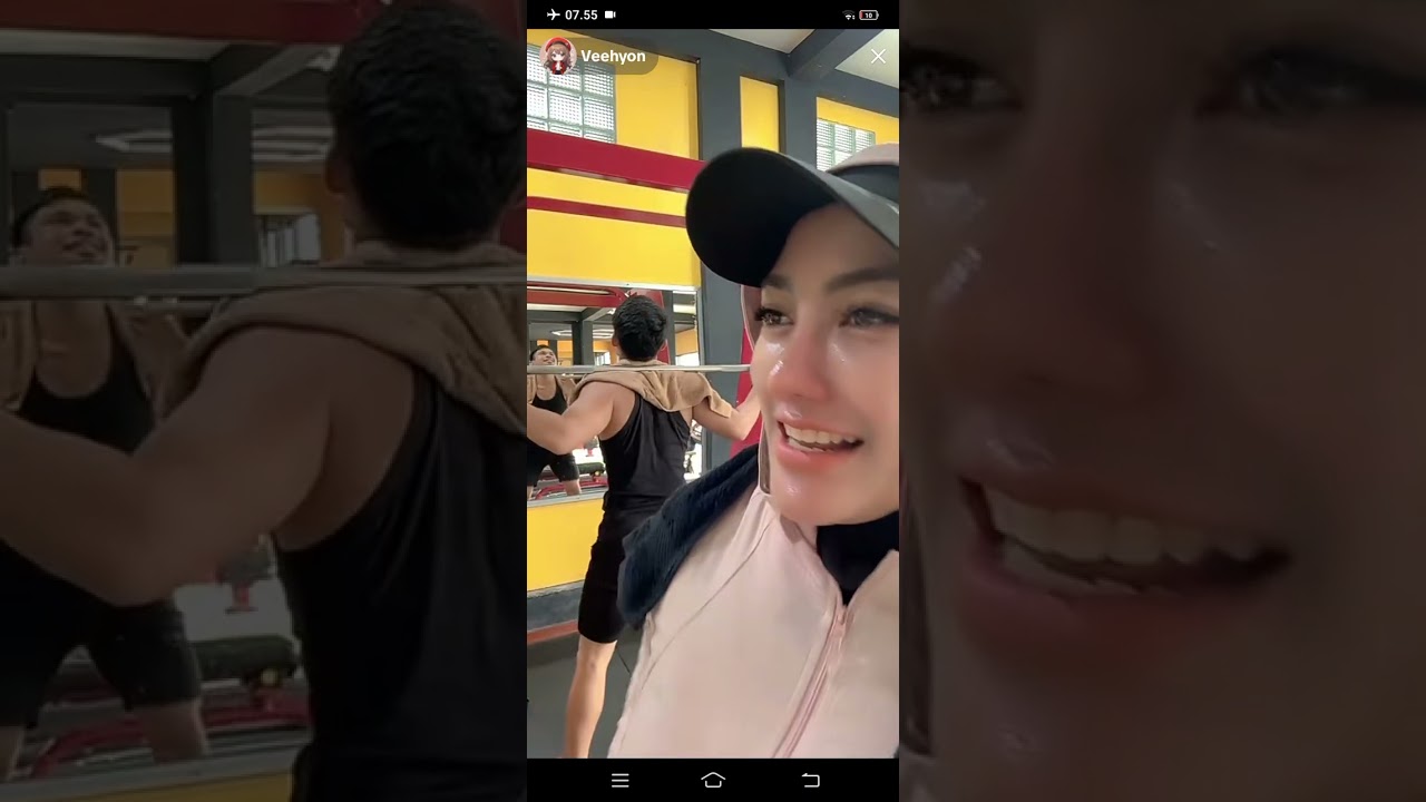 Jilbab veehyon gym part 1
