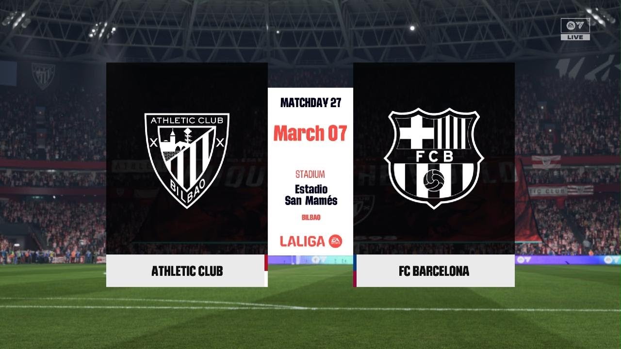 EA SPORTS FC 26 - Атлетик Клуб против Барселоны - геймплей на PS5