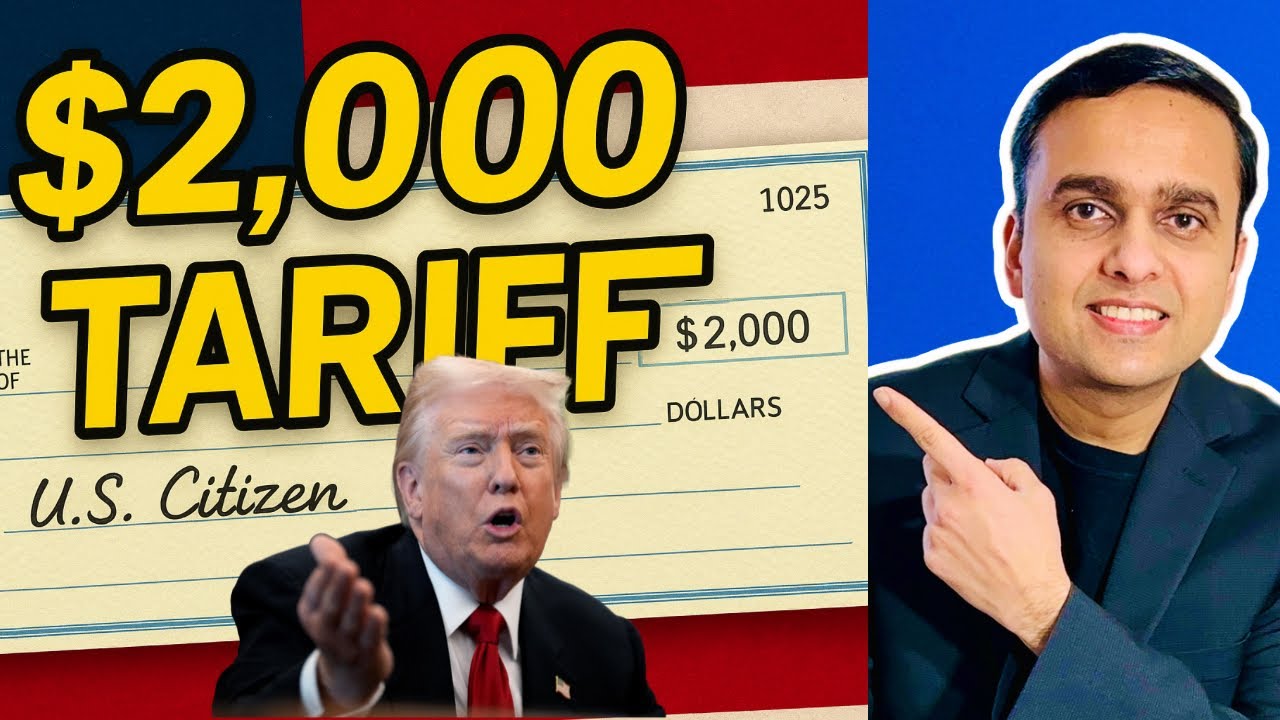કોને મળશે 2000 ડોલર નો Tariff Check? | Trump’s $2000 Tarrif Dividend Check