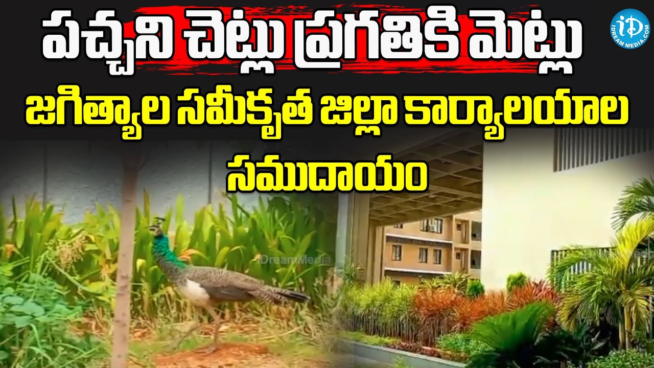 Jagityala Integrated District Office which has gone green | Jagityala District   iD Kakinada