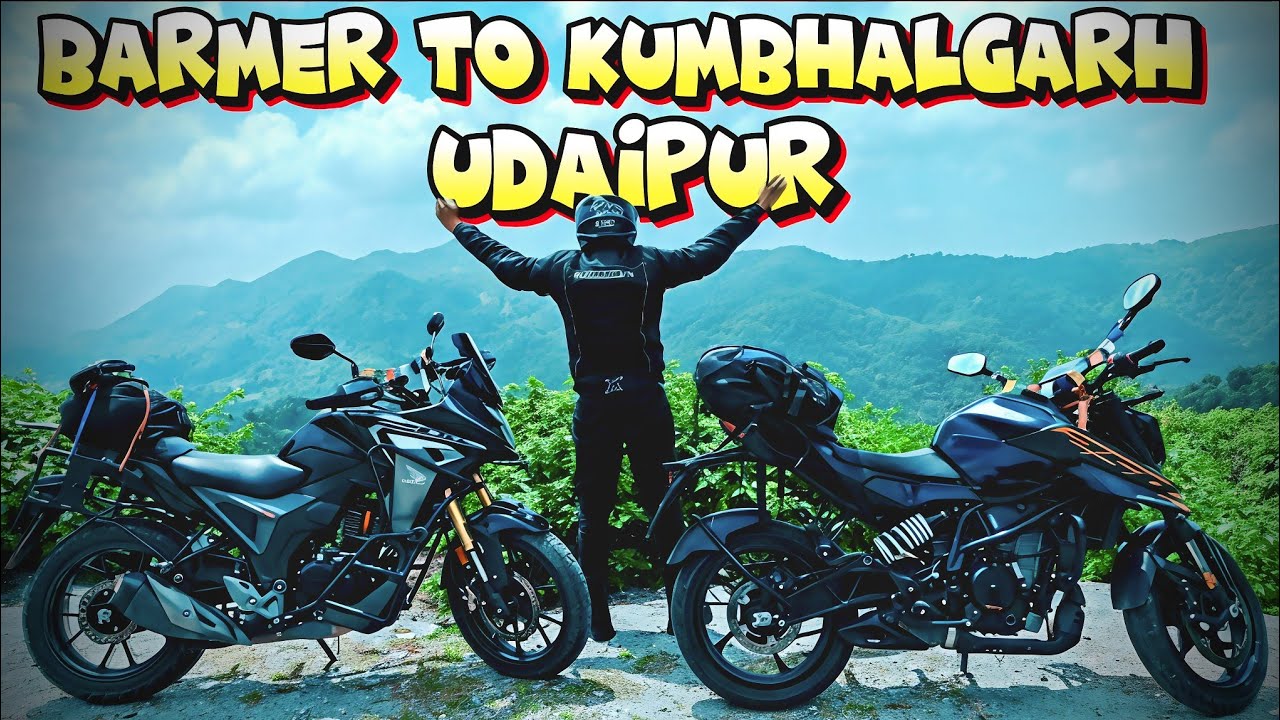 Day 1 || Barmer To Kumbhalgarh And Udaipur || Bike Ride || Honda cb200x || Honda Nx200 