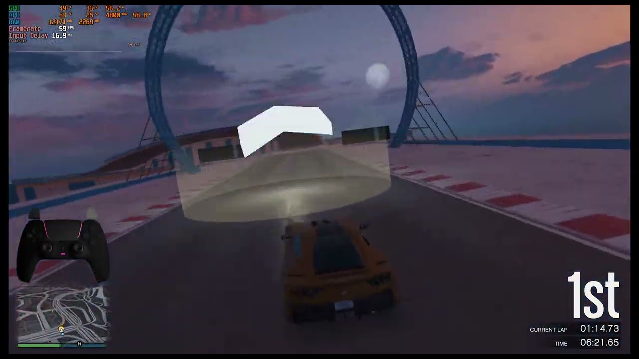GTA Online - Blue Lines, Fast Times WR - 2:21.621