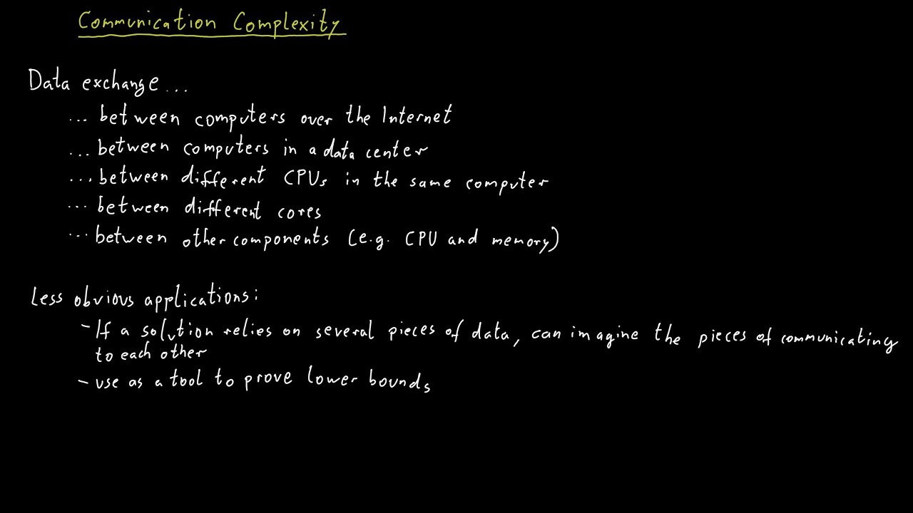 Communication Complexity