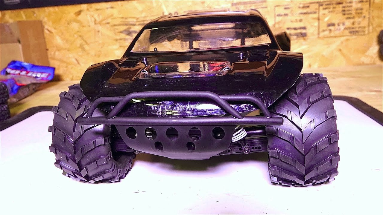 RC ADVENTURES - Traxxas Slash 4x4 Wide Tire Upgrade - Proline Masher 2.8