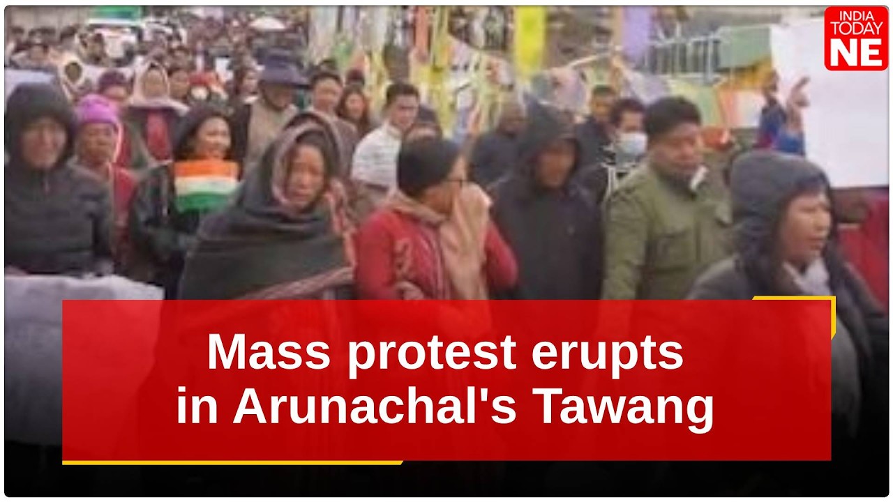 Mass protest erupts in Arunachal's Tawang over alleged irregularities in PWD tendering