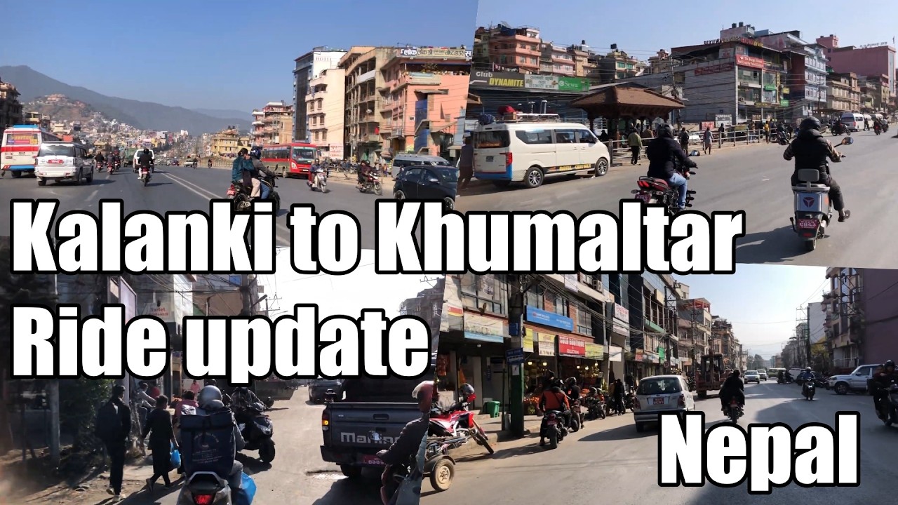 Kalanki to Khumaltar ride update Nepal streets Kathmandu valley roads people Lalitpur Ring road vlog