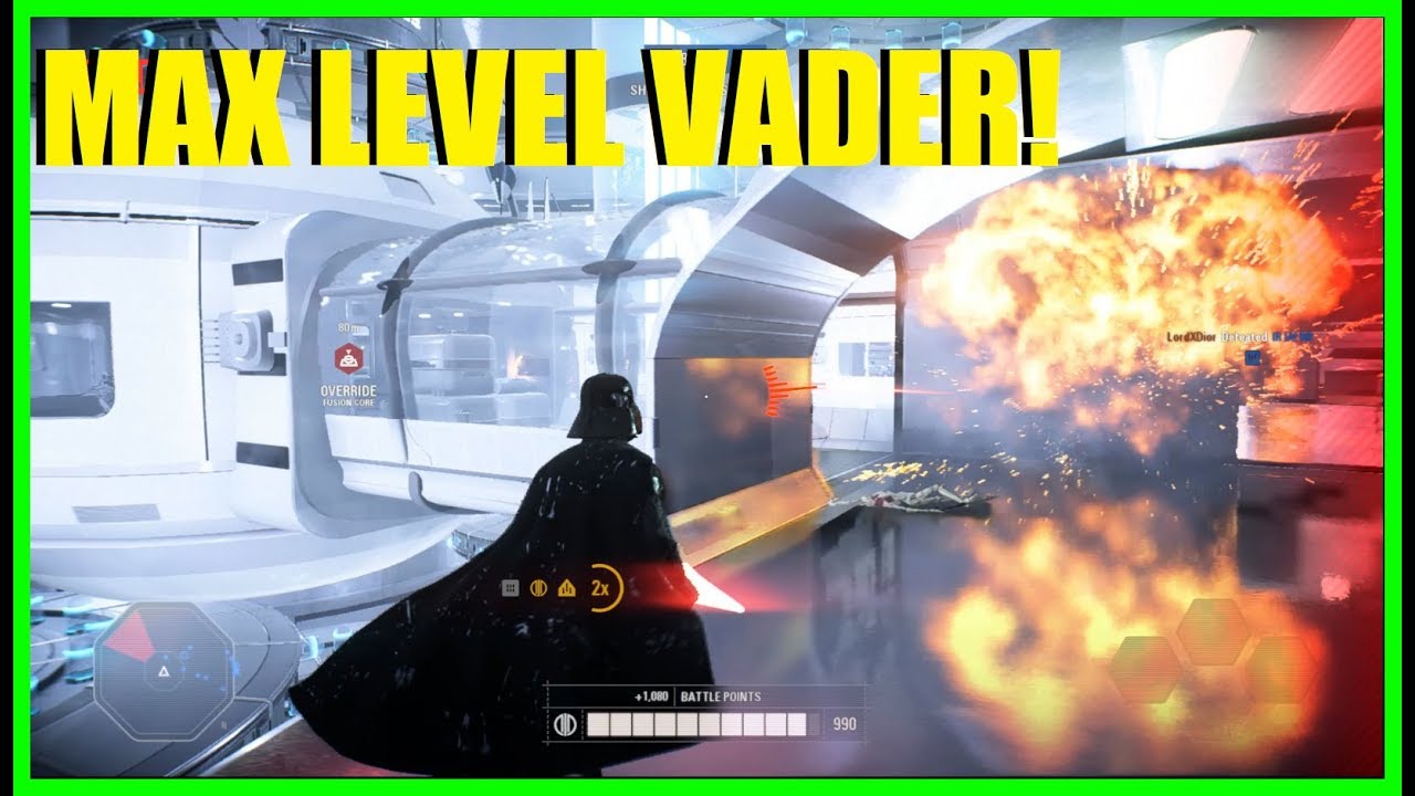 Star Wars Battlefront 2 - Trying to win on Kamino with a max level Darth Vader!