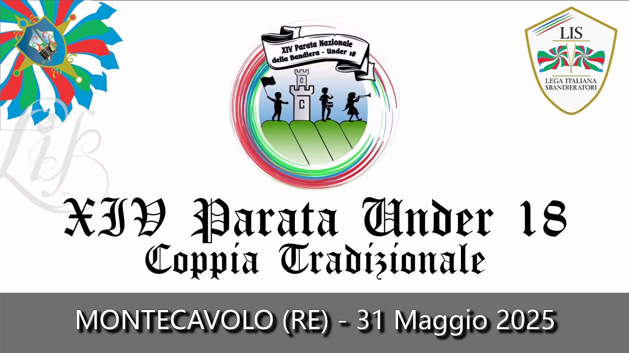 XIV Parata Nazionale Under 18 – Coppia Tradizionale #Coppia #sbandieratori #flagwaving