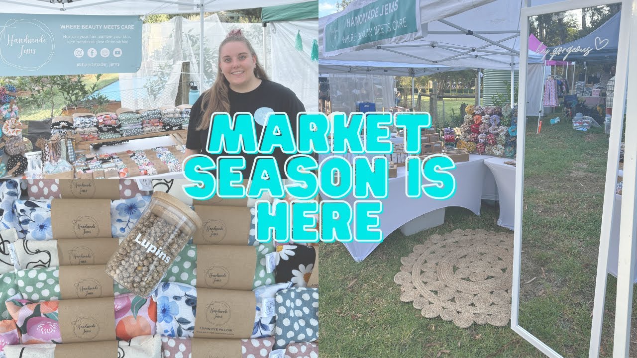 Market Prep Madness-First Craft Market for 2025 | Healesville Market | Australian Small Biz Vlog