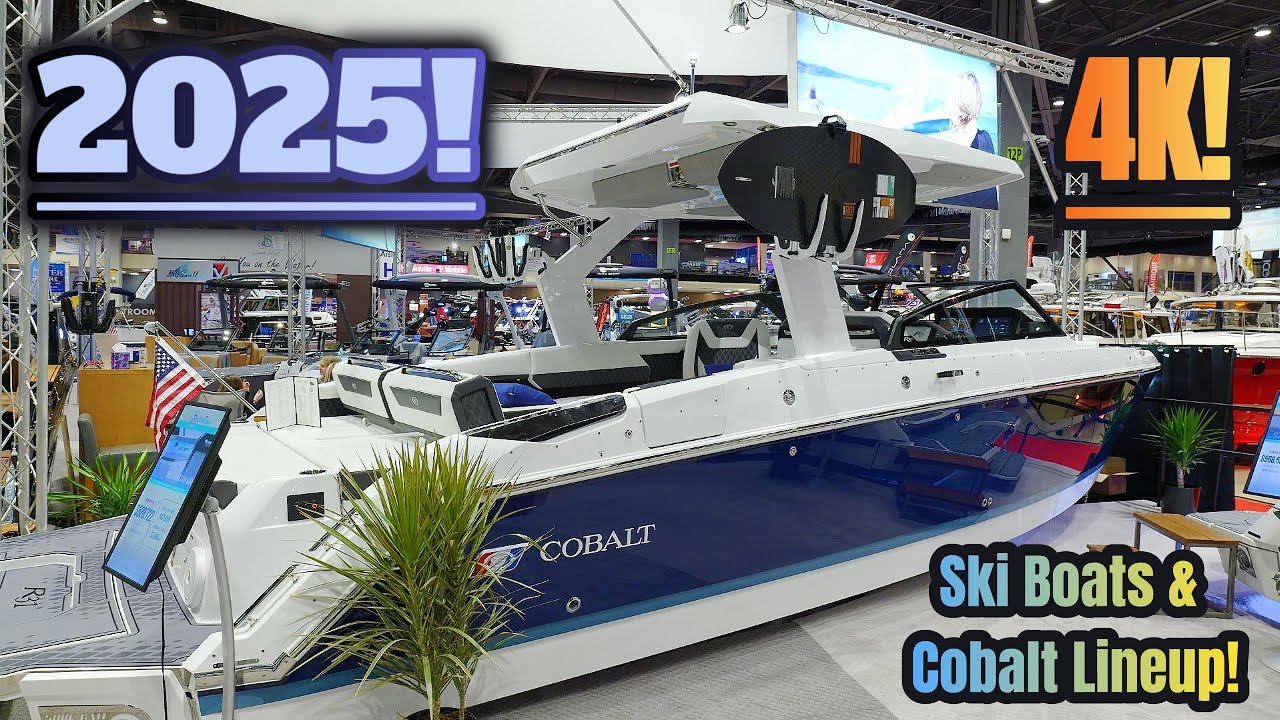 2025 COBALT BOATS FULL LINEUP!...Also Axis, Supra, Moomba, Tige, ATX, Jetskis, WaveRunners. 4K!