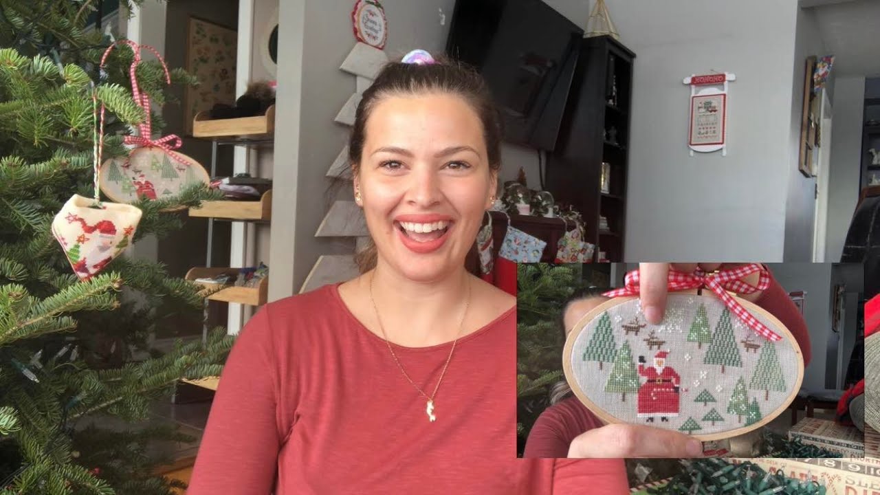 FlossTube #37 - HOLIDAY FINISHES, WIPS, STITCH SALES, CASE OF THE MISSING KEYS SOLVED!