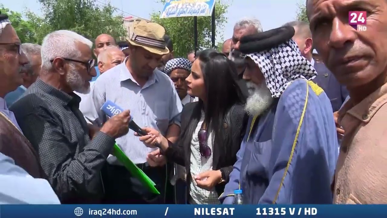 تظاهرات المتقاعدين امام وزراة التخطيط للمطالبة بتعديل سلم الرواتب