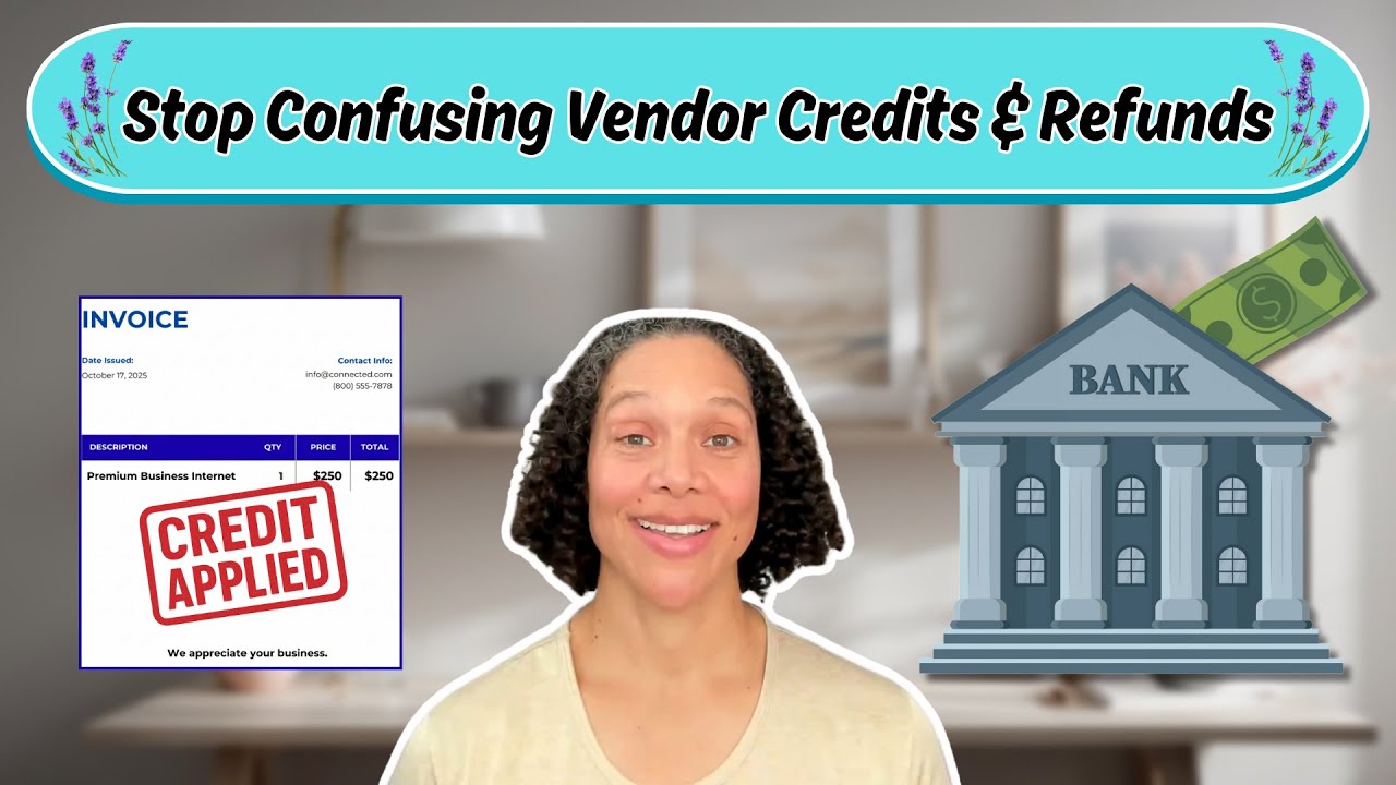 QuickBooks Online: Vendor Credit vs Refund — What Most People Get WRONG