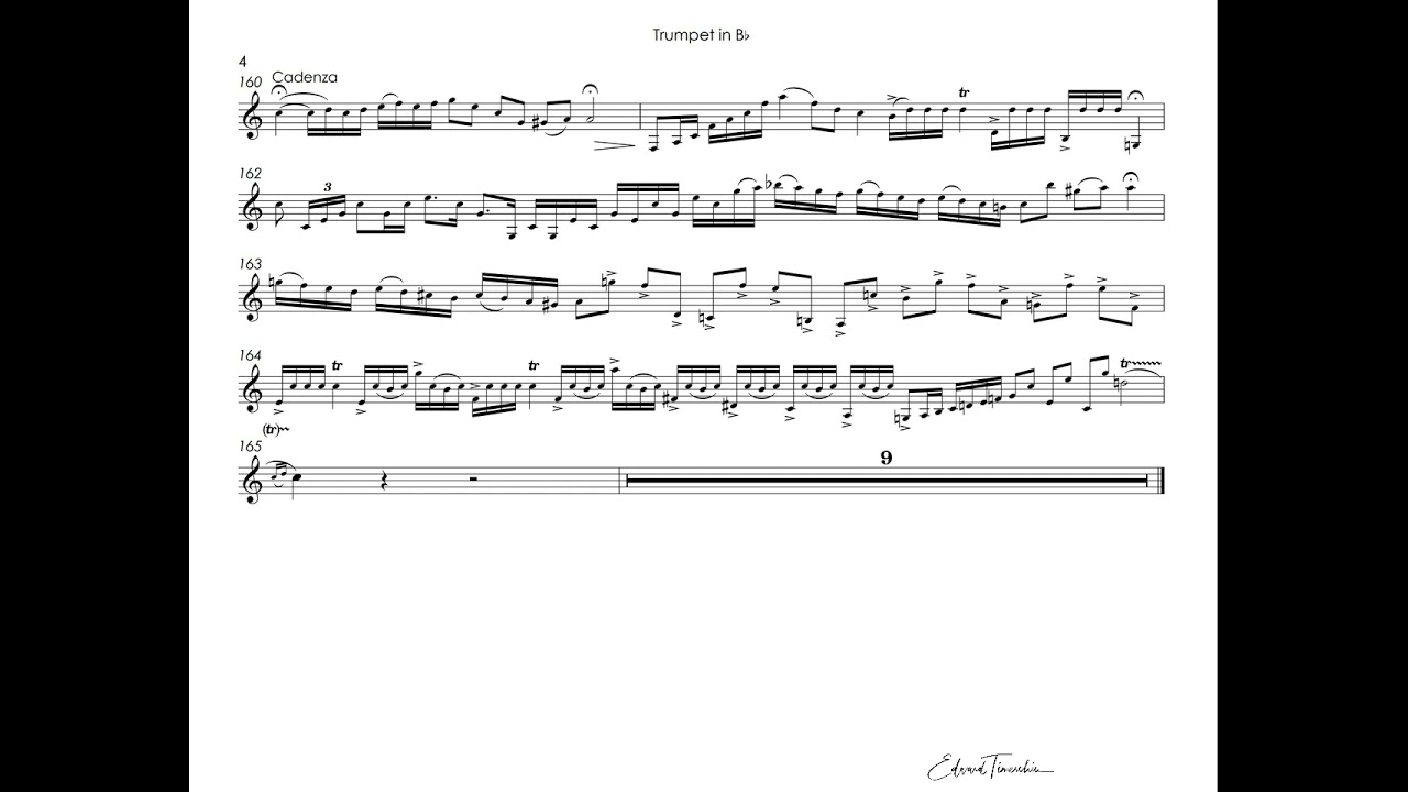 Mozart, Wolfgang Amadeus - Bassoon Concerto (arr. trumpet) Sergei Nakaryakov trumpet Bb