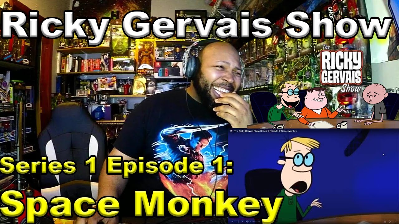 The Ricky Gervais Show Series 1 Episode 1: Space Monkey Reaction