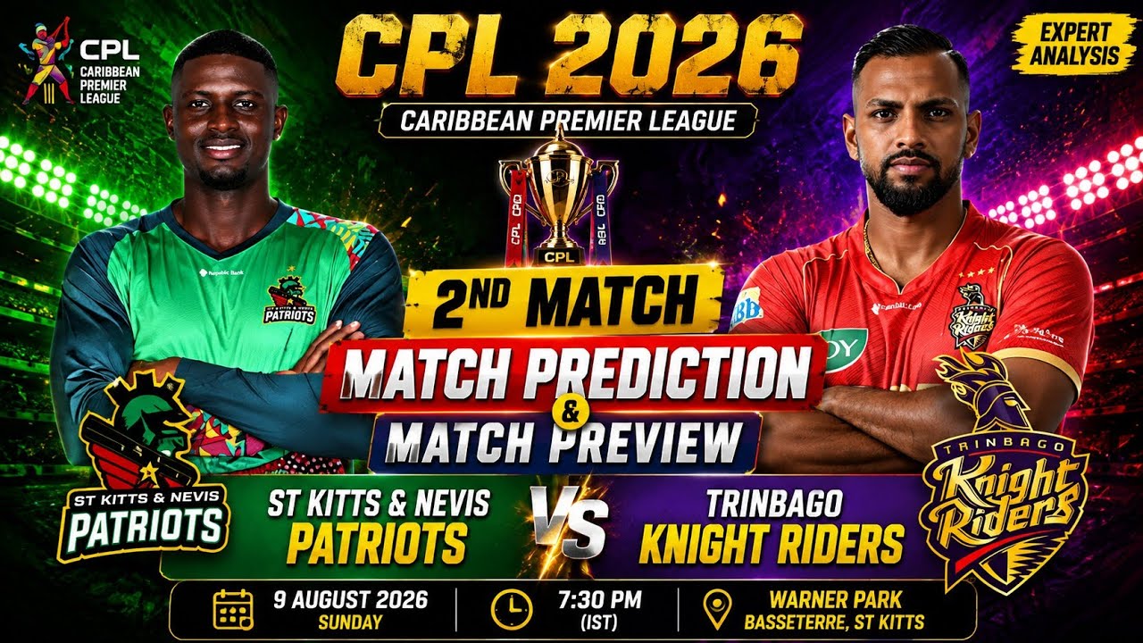 Patriots vs Trinbago 2nd Match Prediction 2026 | मैच कौन जीतेगा? | CPL 2026