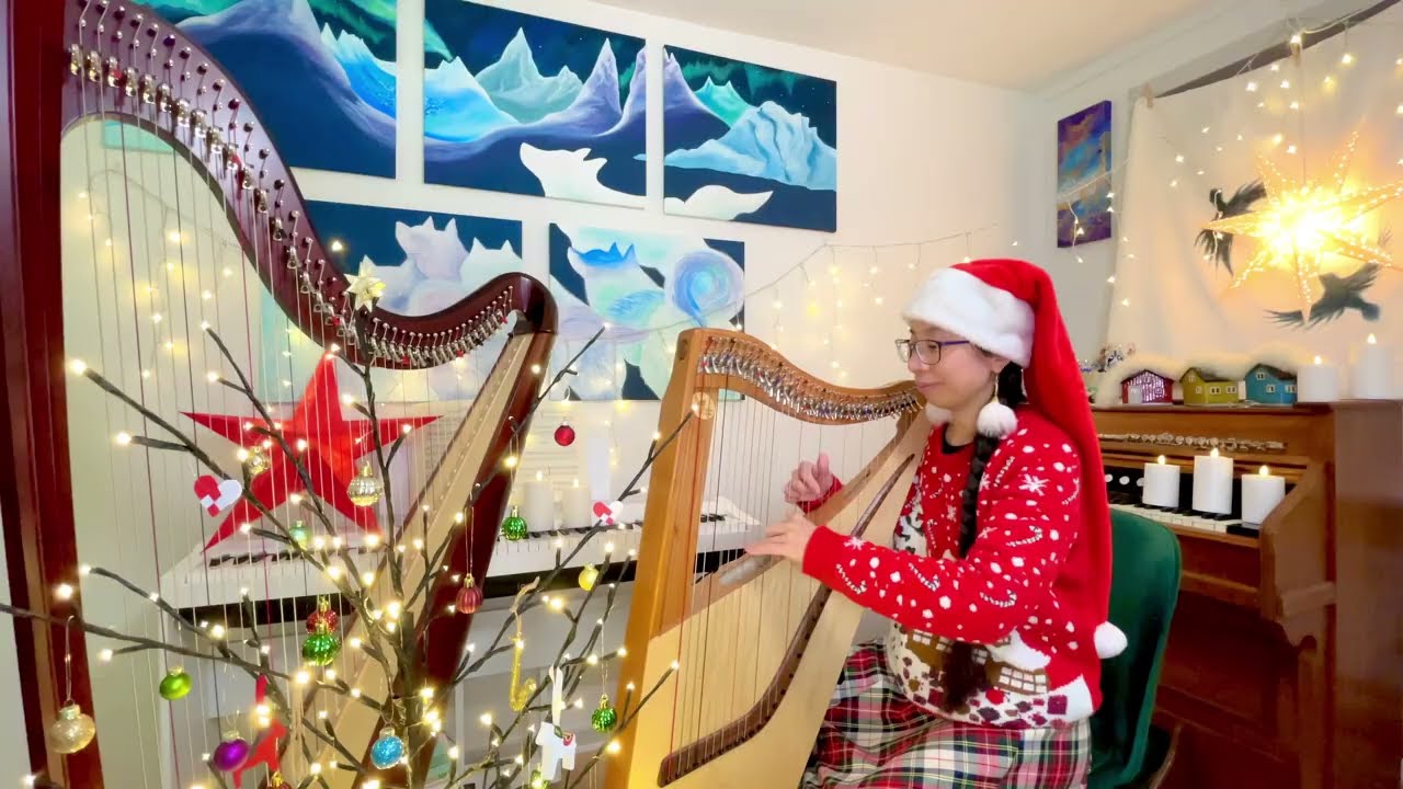 The Wexford Carol, Trad. Irish, Arr. Tiffany Schaefer - Lever Harp - Season 5: 149/ Travel Harp Luna