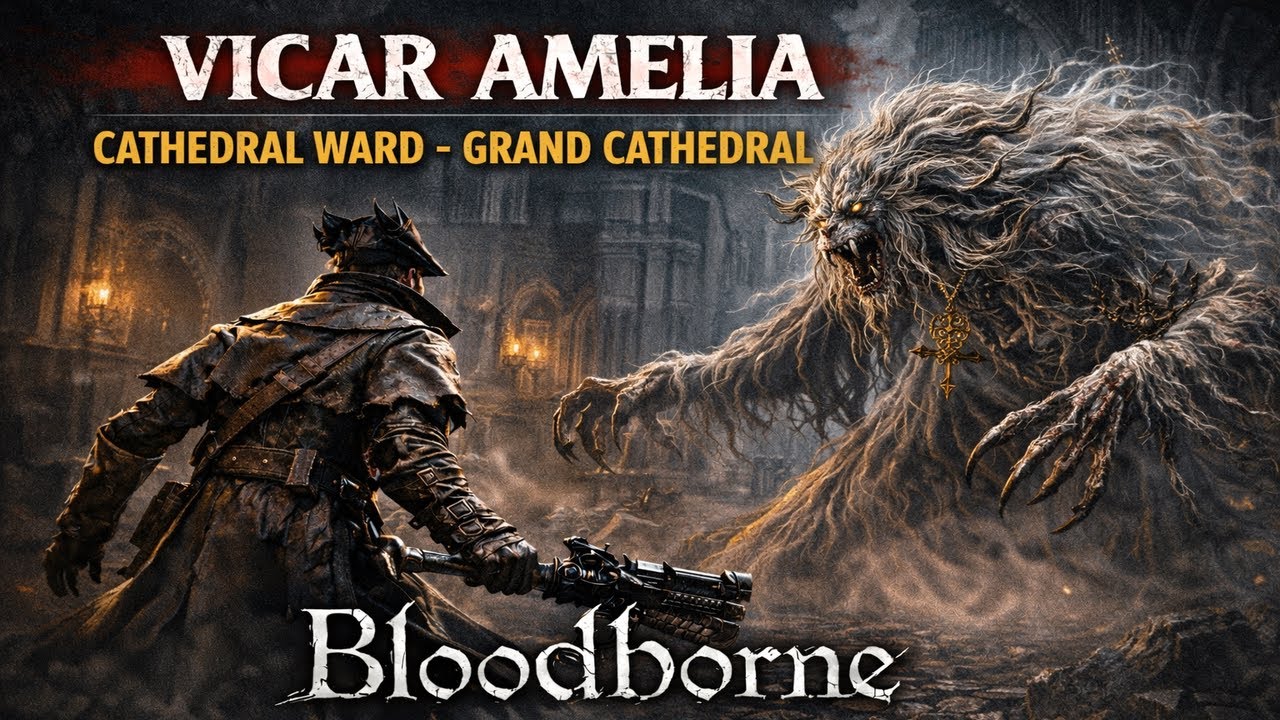 Vicar Amelia | Cathedral Ward - Grand Cathedral | Bloodborne