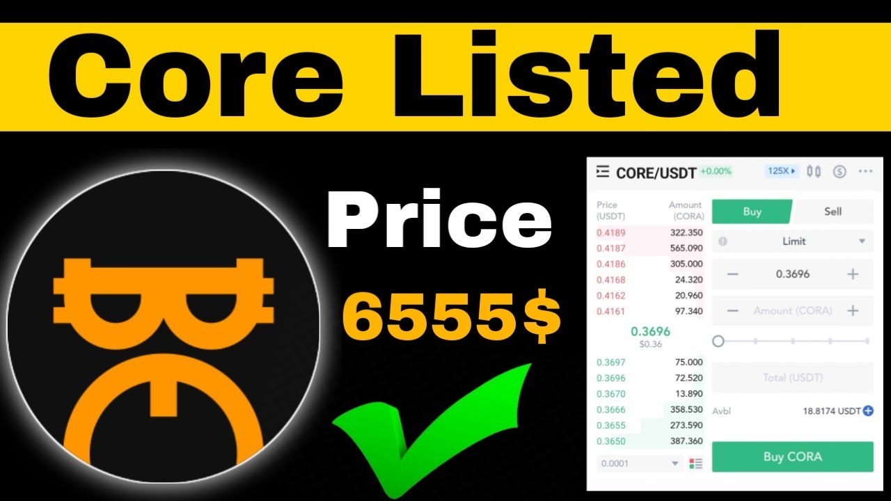 Core Coin Listed | Price 6555$ ✅ | Core Mining Withdrawal | Core Dao new Update | Satoshi Core