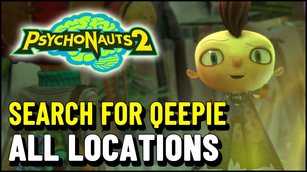 Psychonauts 2 All Qeepie Locations - Search for Qeepie Side Quest (Dance Baby Dance Trophy Guide)