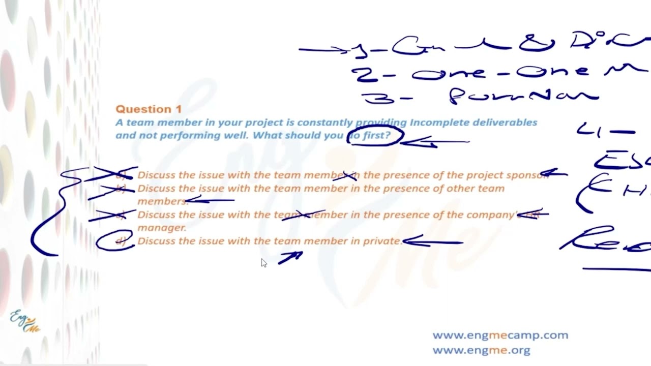Inside EngMe: Watch a PMP Question Solved Like a Pro