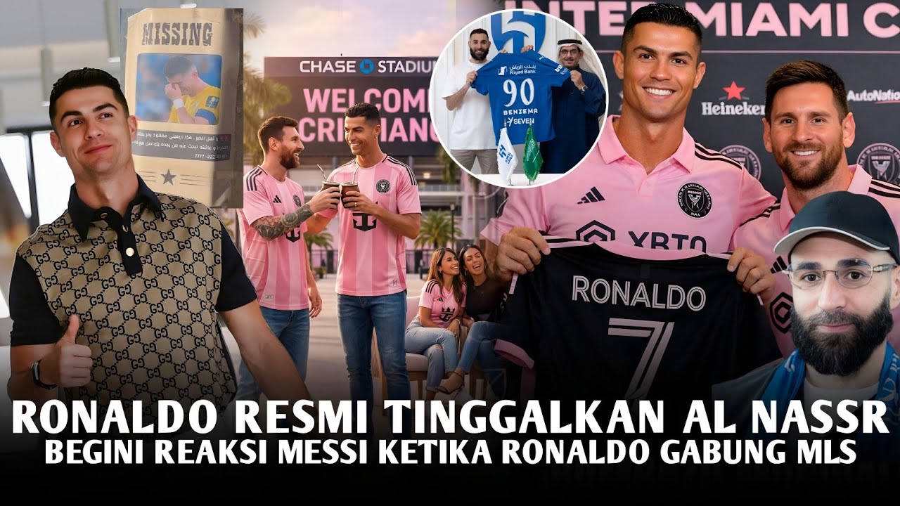EFEK DOMINO ‼️Momen BERSEJARAH MLS 😱Duetkan Messi & Ronaldo 😍 Kini Misi Ronaldo Hancur Di Arab 😭