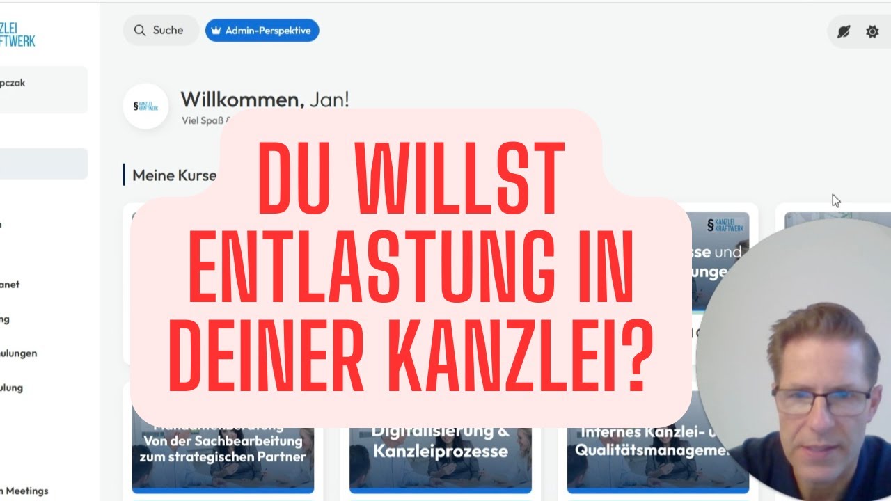 Du willst als Partner oder Inhaber endlich Entlastung im Kanzleialltag?