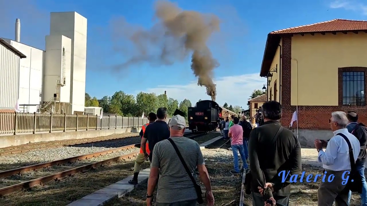 Montiglio Monferrato. Riapertura della linea ferroviaria Asti - Chivasso. Domenica 2 Ottobre 2022.
