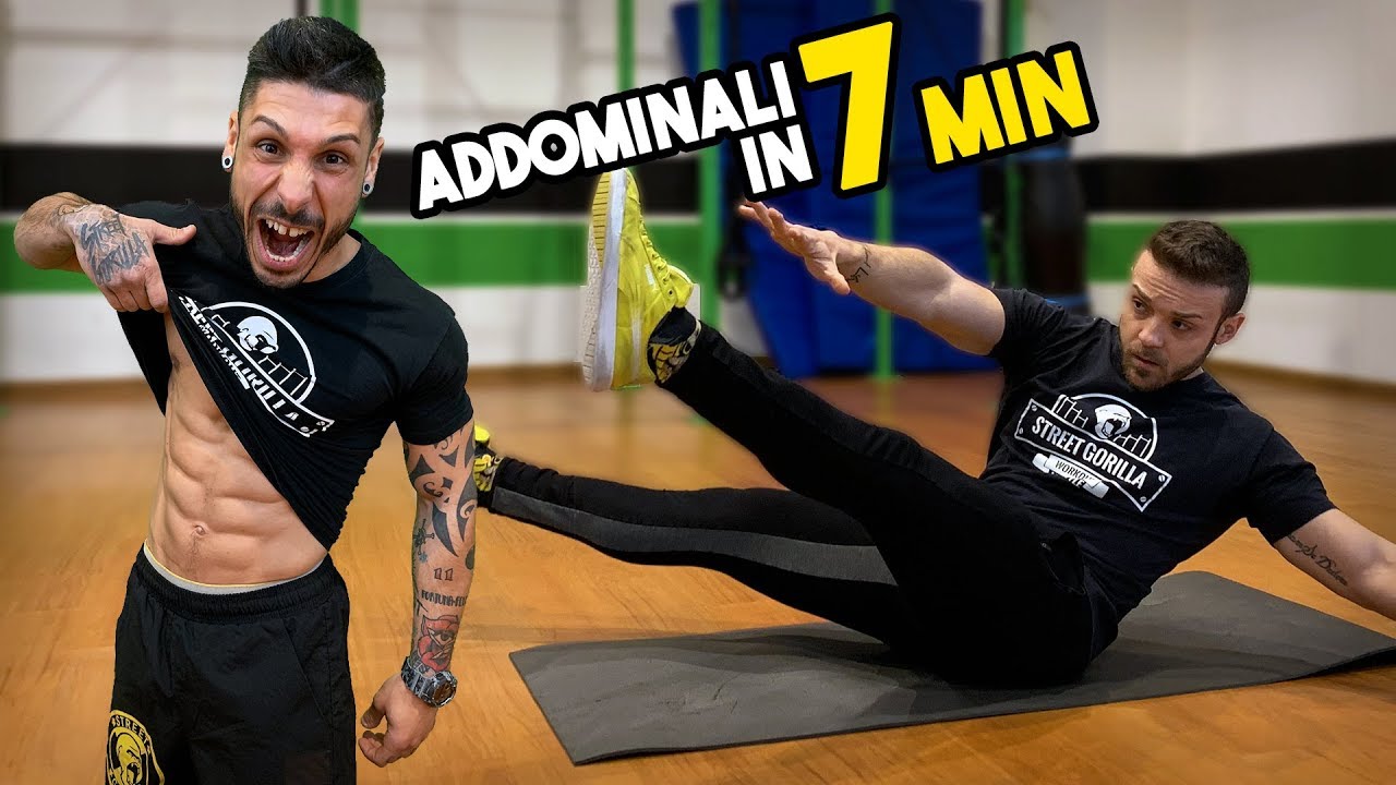 ADDOMINALI IN 7 MINUTI 💣 CIRCUITO DEVASTANTE
