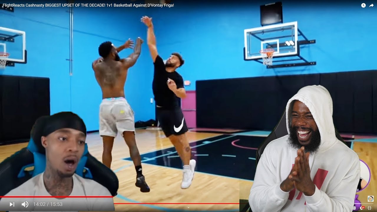 FLIGHT COULDNT BELIEVE THIS! 1v1 Cash vs Friga Basketball Reaction