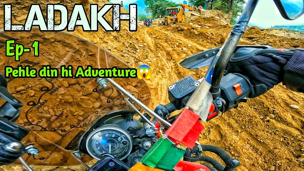 Ep-1 Dehradun to Ladakh||Pehle Din hi adventure shuru ho gya|| Bajaj Avenger 160|| #ladakh