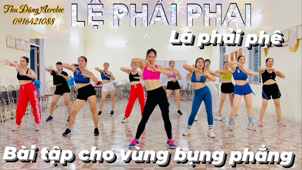 BÀI TẬP CHO VÒNG EO THON VÙNG BỤNG PHẲNG✅ THỂ DỤC THẨM MỸ AEROBIC/133/music LỆ PHẢI PHAI