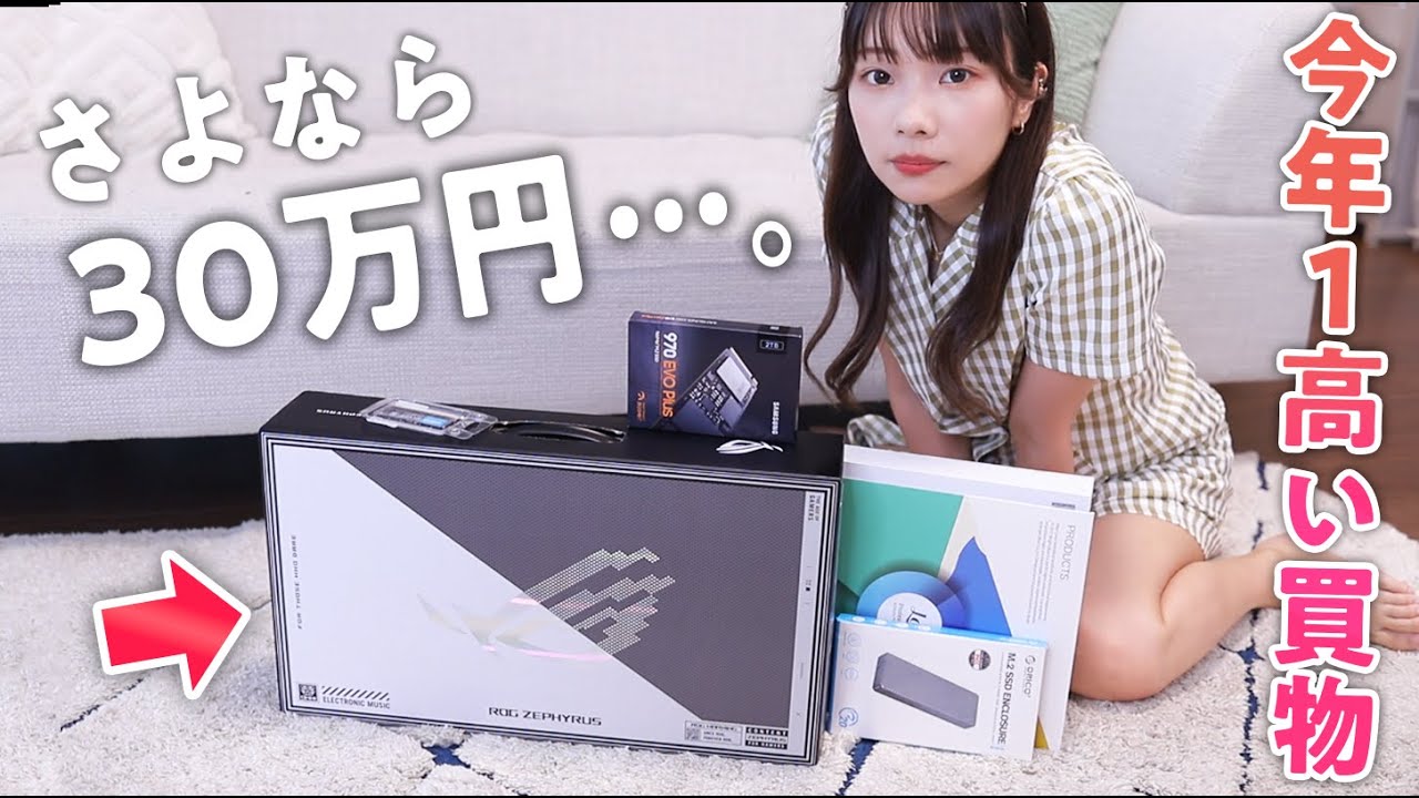 ひぇっ、、プライムデーセールで総額30万円の散財をしちまった、、、