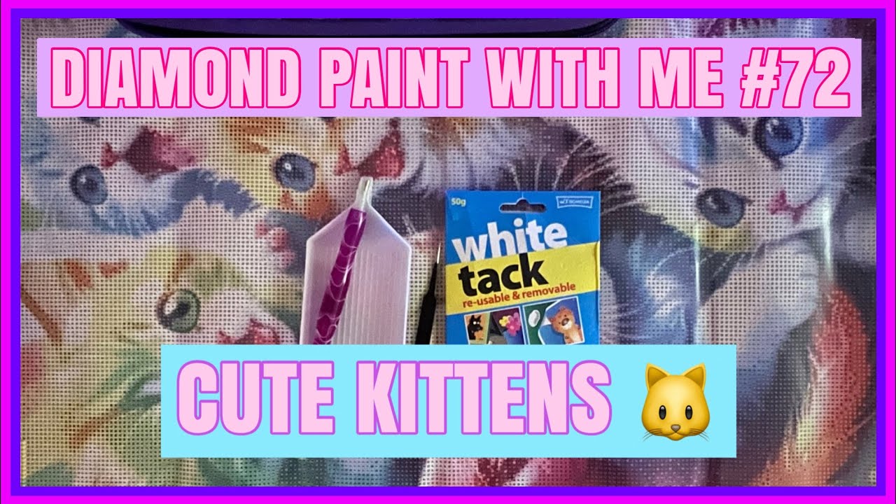 Diamond Paint With Me #72 | Cute Kittens 🐱🐾🩷🎀