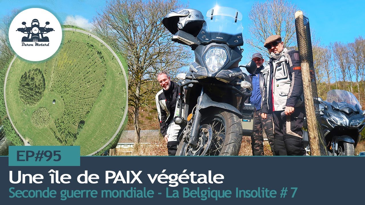 EP#95 : Une ÎLE végétale de paix et un GENTLEMAN Farmer - La Belgique Insolite à moto (#7)