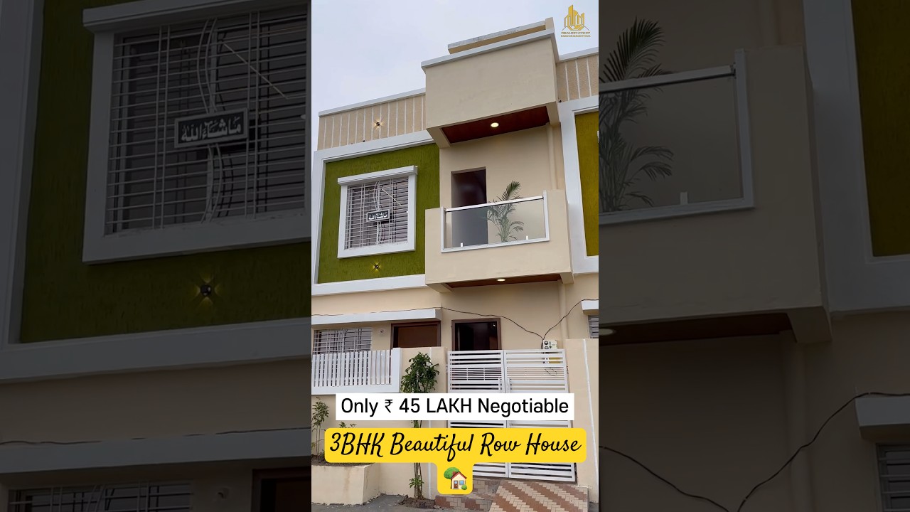 3BHK Row House 🏠 For Sale || NA Approved || 1300.Sq.Feet || #realestate #shorts