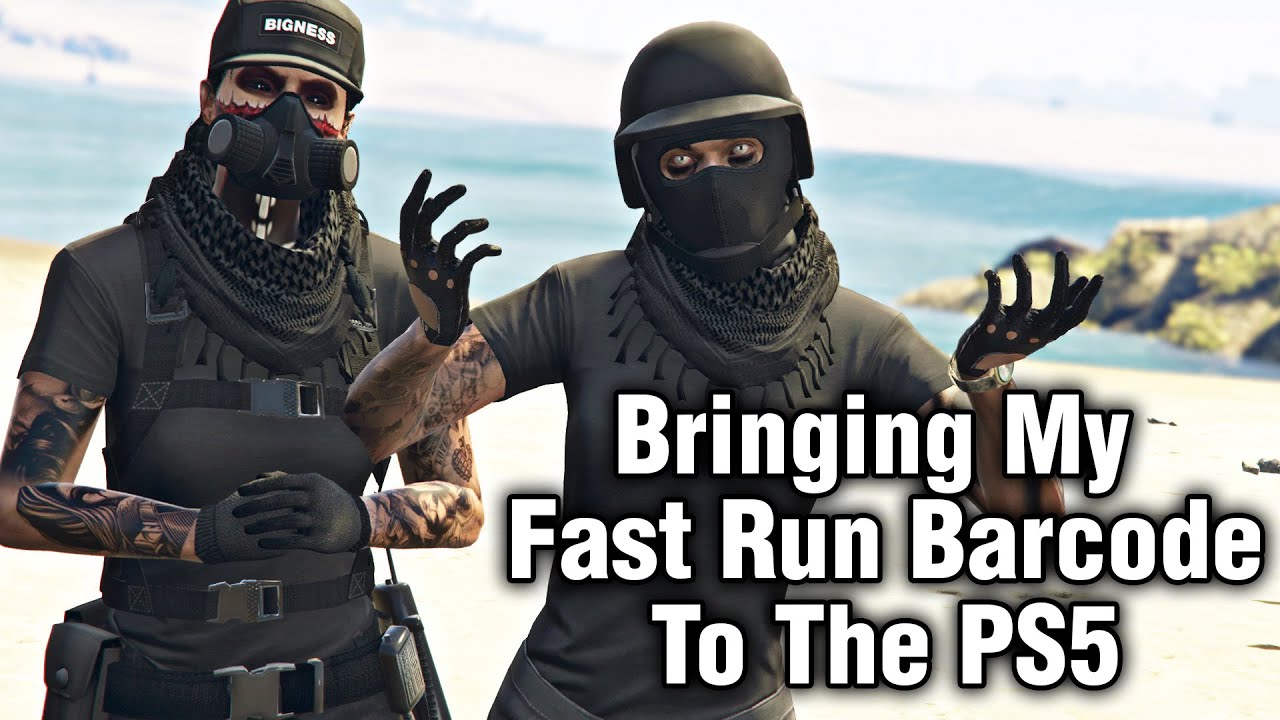 Playing GTA Online On The PS5 With My Fast Run Barcode!!