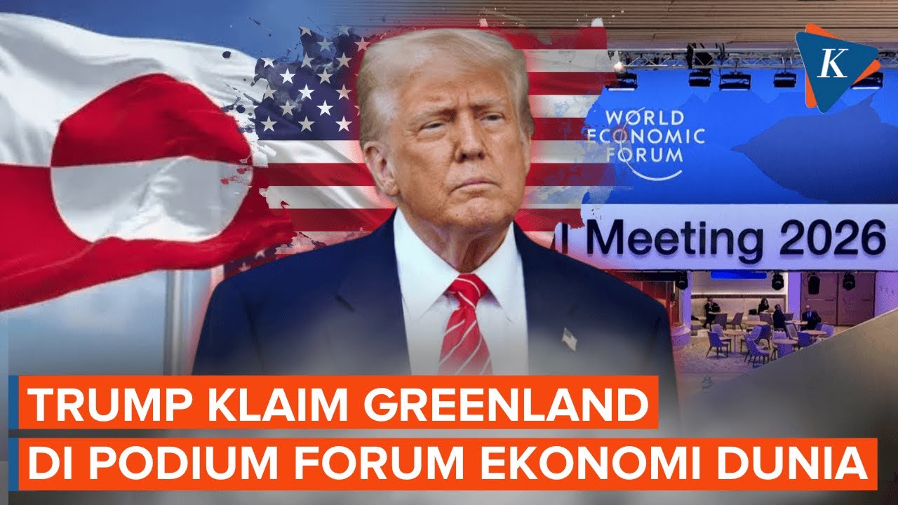Berpidato di Forum Ekonomi Global, Trump: Greenland Milik Kami